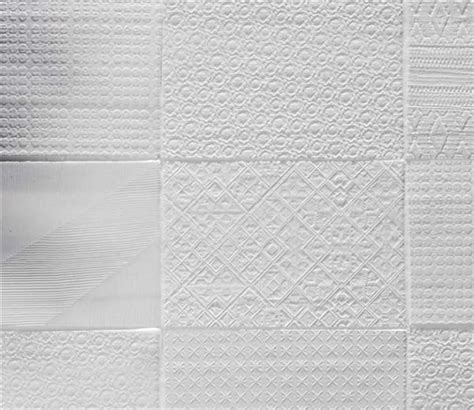 Textures 6x9 Inch Contemporary Floor Tile White Textured Tile
