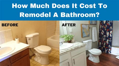 How Much Is The Average Bathroom Remodel Cost Artcomcrea