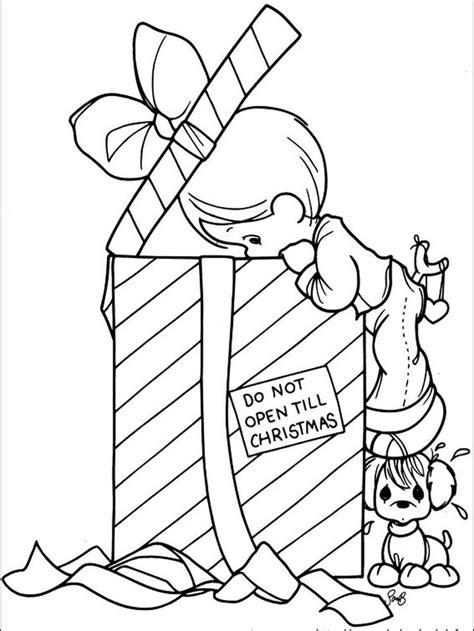 Free Precious Moments Christmas Coloring Pages Following This Is Our