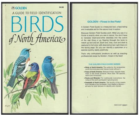 Birds Of North America Field Identification Guide By Golden Book C S