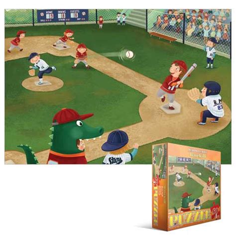 Junior League Baseball 60 Pieces Eurographics Puzzle Warehouse