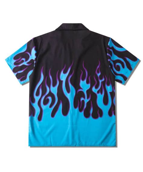 Short Sleeve Flame Shirt V14 Urkoolwear