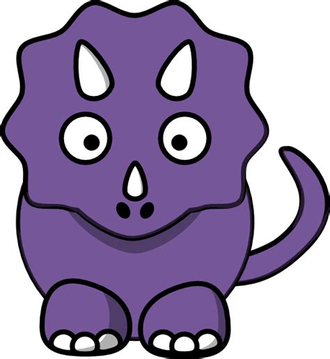 Purple Dinosaur Clip Art At Vector Clip Art Online Royalty