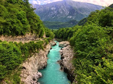 Soca Valley Near Kobarid Slovenia May 2017 Travel