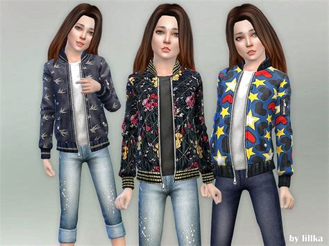 The Sims Resource Designer Jacket For Children Needs Cats And Dogs