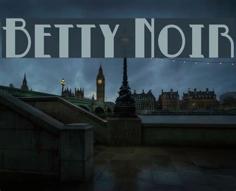 Betty Noir Font