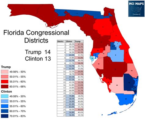 How Florida's Congressional Districts Voted in the 2020 Presidential ...