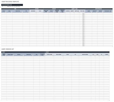 Personal Asset Inventory Spreadsheet Inside Free Excel Inventory