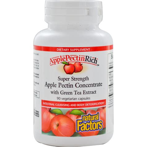 Natural Factors, Apple Pectin Concentrate, Super Strength , 90 ...