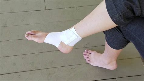How To Put On An Ankle Wrap Youtube