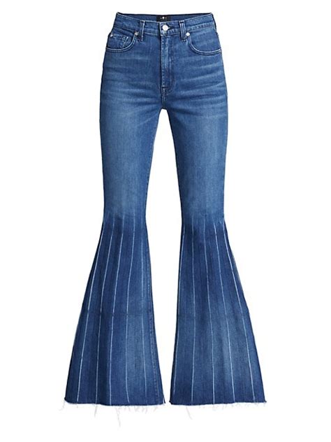 shop 7 for all mankind high rise mega flare jeans saks fifth avenue