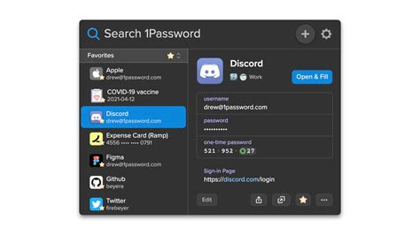 1password browser extension gets touch id windows hello and dark mode support review geek