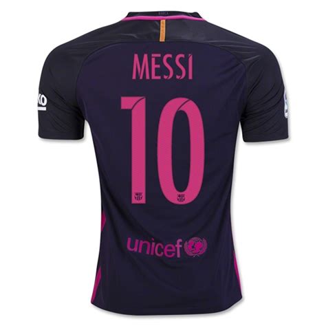 Nike Barcelona Lionel Messi 10 Soccer Jersey Away 1617
