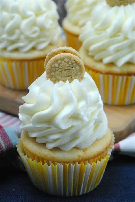 In a mixing bowl, cream butter and sugar until light and fluffy. Delicious Vanilla Oreo Cupcakes Recipe | Jenns Blah Blah Blog