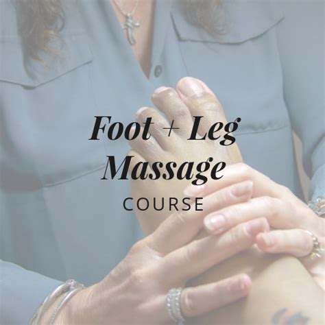 Foot And Leg Massage Techniques Course • Ceu Credits Nail Techs