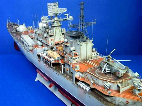 Sovremenny 1200 End Warship Model Scale Model Ships Model Boats