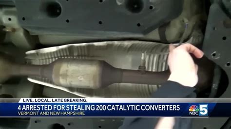 Four People Arrested For Stealing 200 Catalytic Converters Youtube
