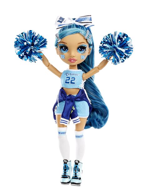 Buy Rainbow High Cheer Skyler Bradshaw Blue Fashion Doll With Pom