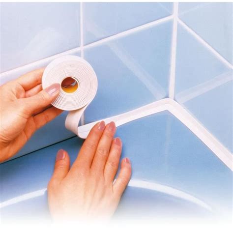 Les joints du carrelage de votre salle de bain s'abîment ou de la moisissure s'y est profondément incrustée avec le temps… aïe, il est temps de leur donner un petit coup de neuf ! Ruban étanchéité pour salle de bain - Achat / Vente joint ...