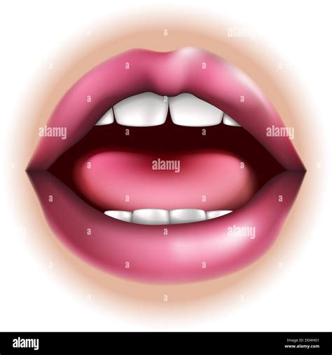 Eine Abbildung Eines Körperteils Mund Nase Könnte Geschmack In Den
