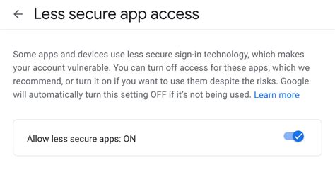 How To Enable Less Secure App Access On Gmail