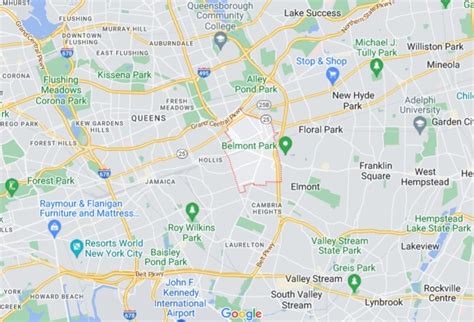 Queens Village Queens Nbhd New York Area Map And More