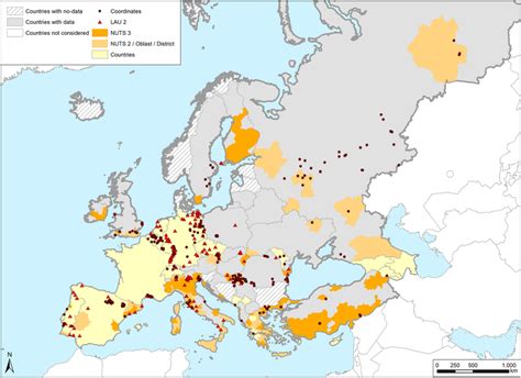 Occurrence Map Of Potential Malaria Vector Species In Europe At