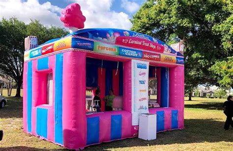 Sugar Shack Inflatable Concessions Stand Carnival Food Stand Rental