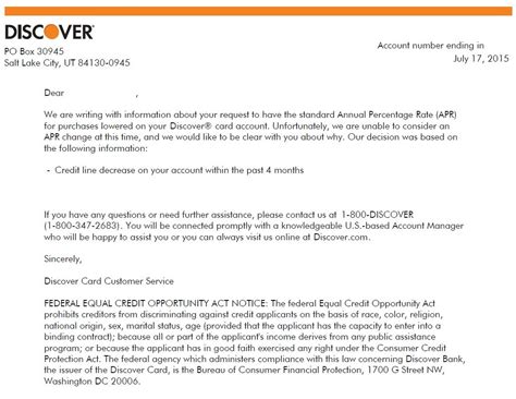Maybe you would like to learn more about one of these? Discover APR Reduction Denial Letter - myFICO® Forums - 4149456