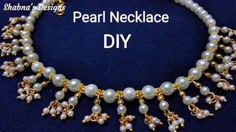 Pearl Necklace How To Make Pearl Necklace At Homejewellery Making