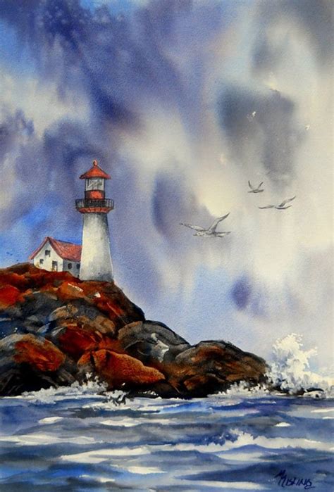 25 Simple And Easy Lighthouse Painting Ideas For Beginners Seascape