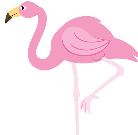 Pink Flamingo Bird Vector Transparent Png Png Mart