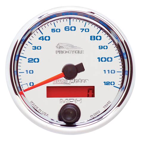 Auto Meter® 19342 Pro Cycle Series 2 58 120 Mph Electronic