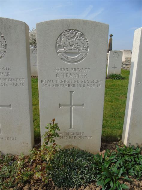 Private Cyril Harley Panter, The Royal Berkshire Regiment - Killed