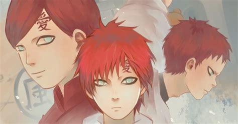 Gaaras Evolutiontoo Much Gaara In One Picturei Cant Handle It
