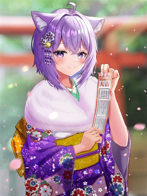 Nekomata Okayu - Okayu Ch. - Mobile Wallpaper by torakichi 888 #3865302