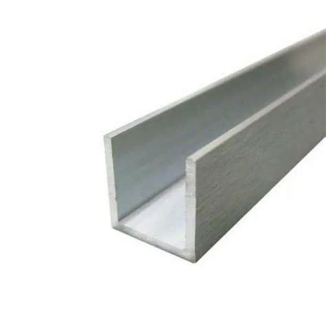 U Shape Aluminium U Channel Thickness 5 10 Mm For Construction At Rs