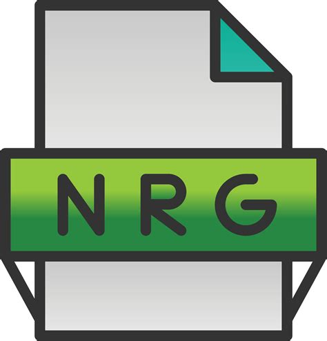 Nrg File Format Icon 15823826 Vector Art At Vecteezy