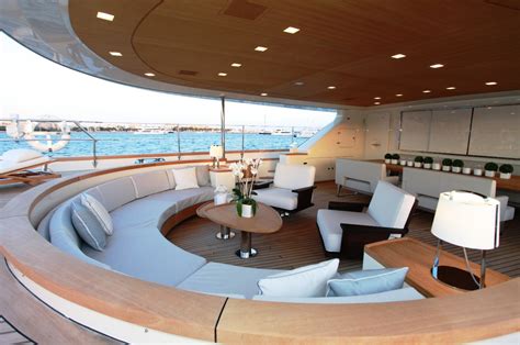 Silencio Yacht Aft Deck Seating — Luxury Yacht Charter And Superyacht News