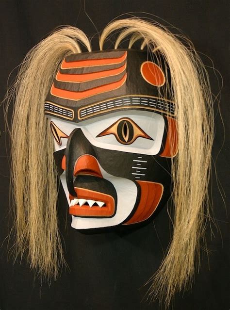 Salish Warrior Mask Native American Masks Masks Art Native Art