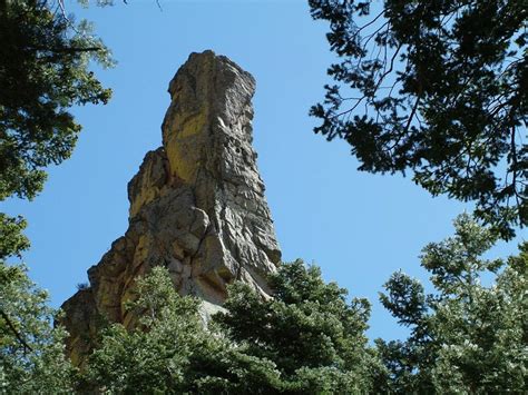 Rock Climbing In Chimney Canyon Sandia Mountains