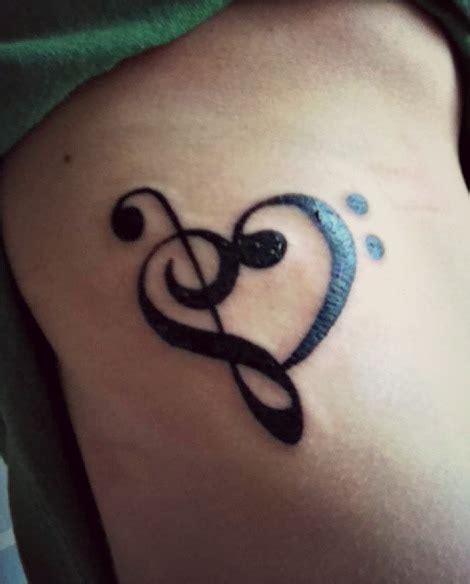 Treble Clef Tattoos Designs Ideas And Meaning Tattoos For You