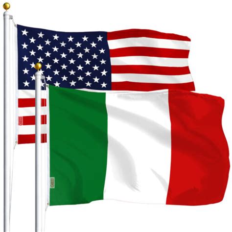 Wholesale Lot 3 X 5 Usa American And 3 X 5 Italy Flag Italian Pride