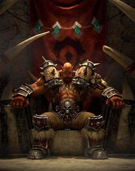 Garrosh Hellscream By Kinema Garrosh Hellscream Warcraft Art World