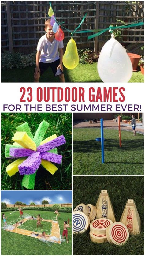 23 Outdoor Games For The Best Summer Ever Summer Fun For Kids Summer