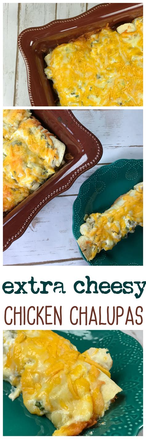 6 whole white corn tortillas. This easy Extra Cheesy Chicken Chalupas dinner recipe is ...