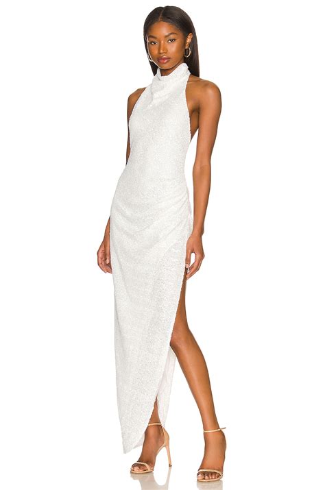 Revolve White Sequin Dress Dresses Images 2022