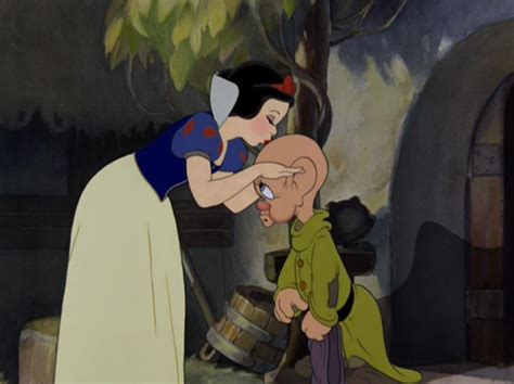 Snow White Kissing Dopey Snow White Disney Snow White Disney Animation