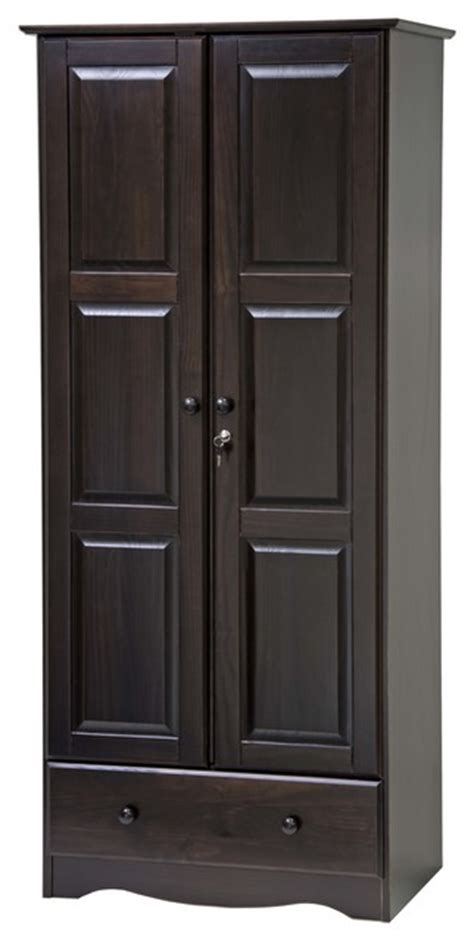 Supplement your closet space with stylish armoires and wardrobe closets that keep your clothing and other items neat and organized. 100% Solid Wood Flexible Wardrobe/Armoire/Closet - Contemporary - Armoires And Wardrobes - by ...