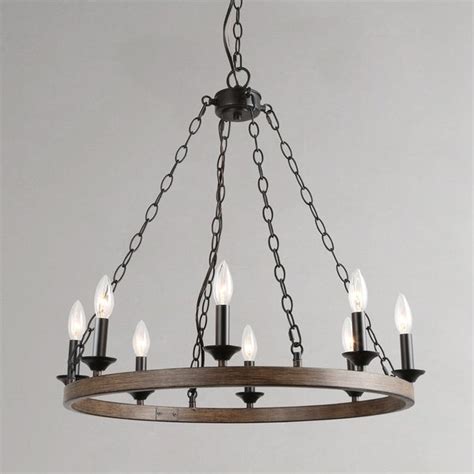 Shop wide range of farmhouse chandelier with best offers and free shipping on all orders | claxy. Shop Modern Farmhouse Chandeliers Swag Wheel Hanging ...